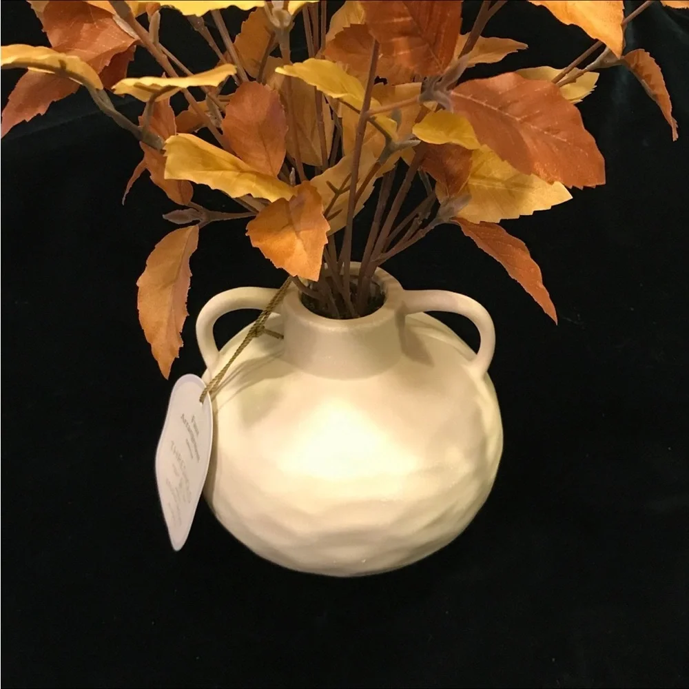 Potted Fall Leaf Arrangement in Vase Yellow - Threshold™ with Studio McGee 2024
